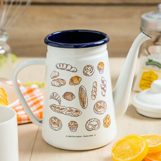 魔女宅急便 1100ml 琺瑯茶壺｜日本吉卜力