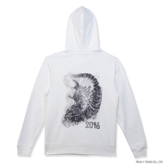 219959 Pbandai 預訂2025/1月 ゴジラ　モノクロデザインパーカー　シン・ゴジラ