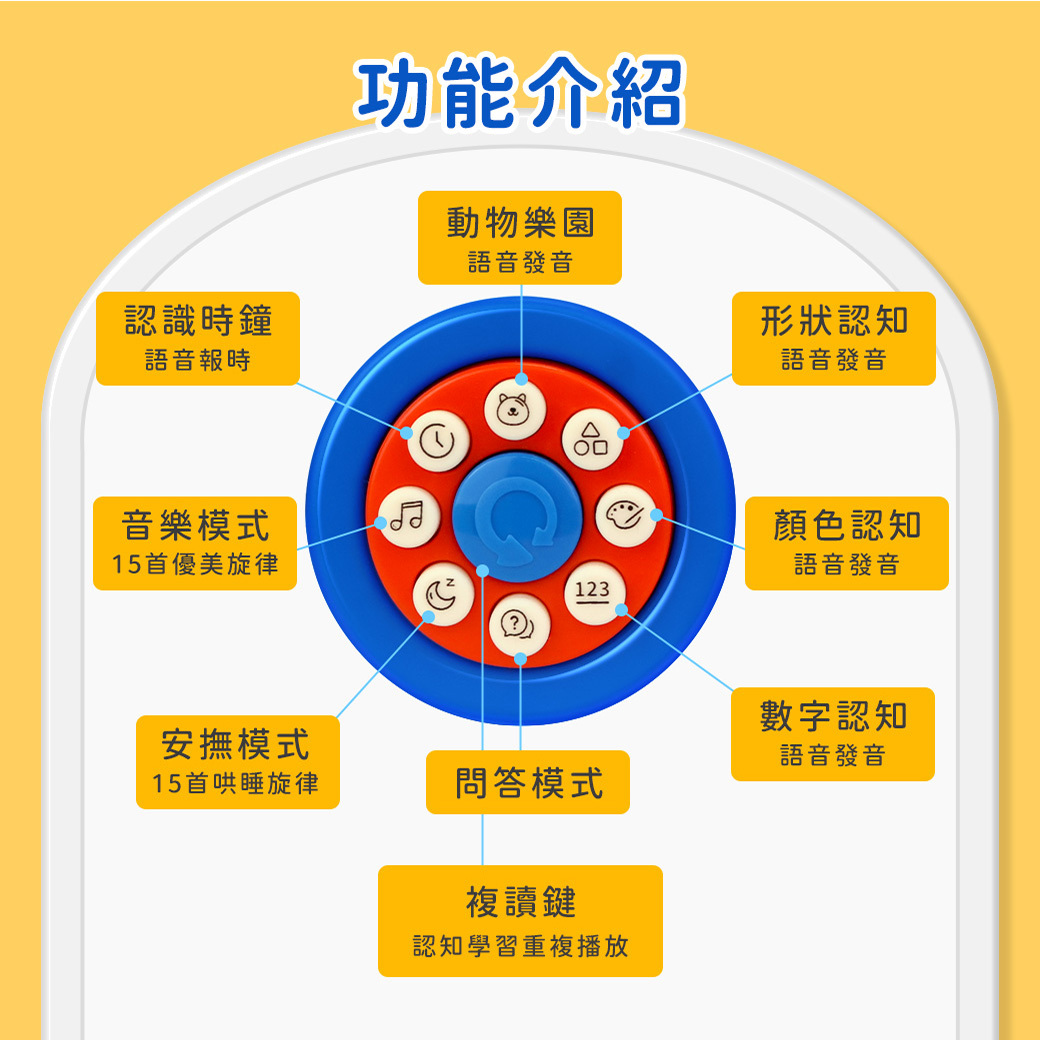 玩具星球 時鐘認知學習車