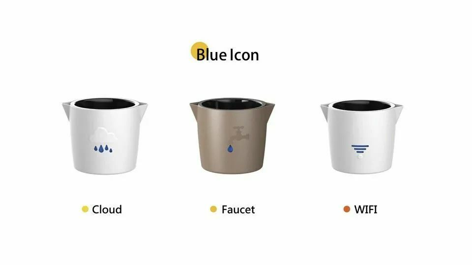 Blue Icon of Flow-mark Pot Planter 