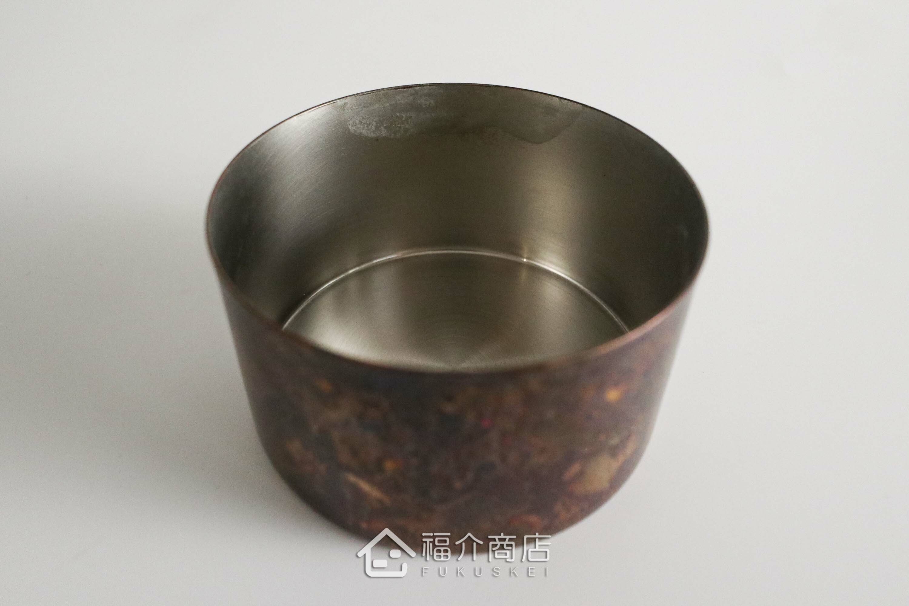 不鏽鋼材質用於保存茶葉用的紅棕色茶葉罐