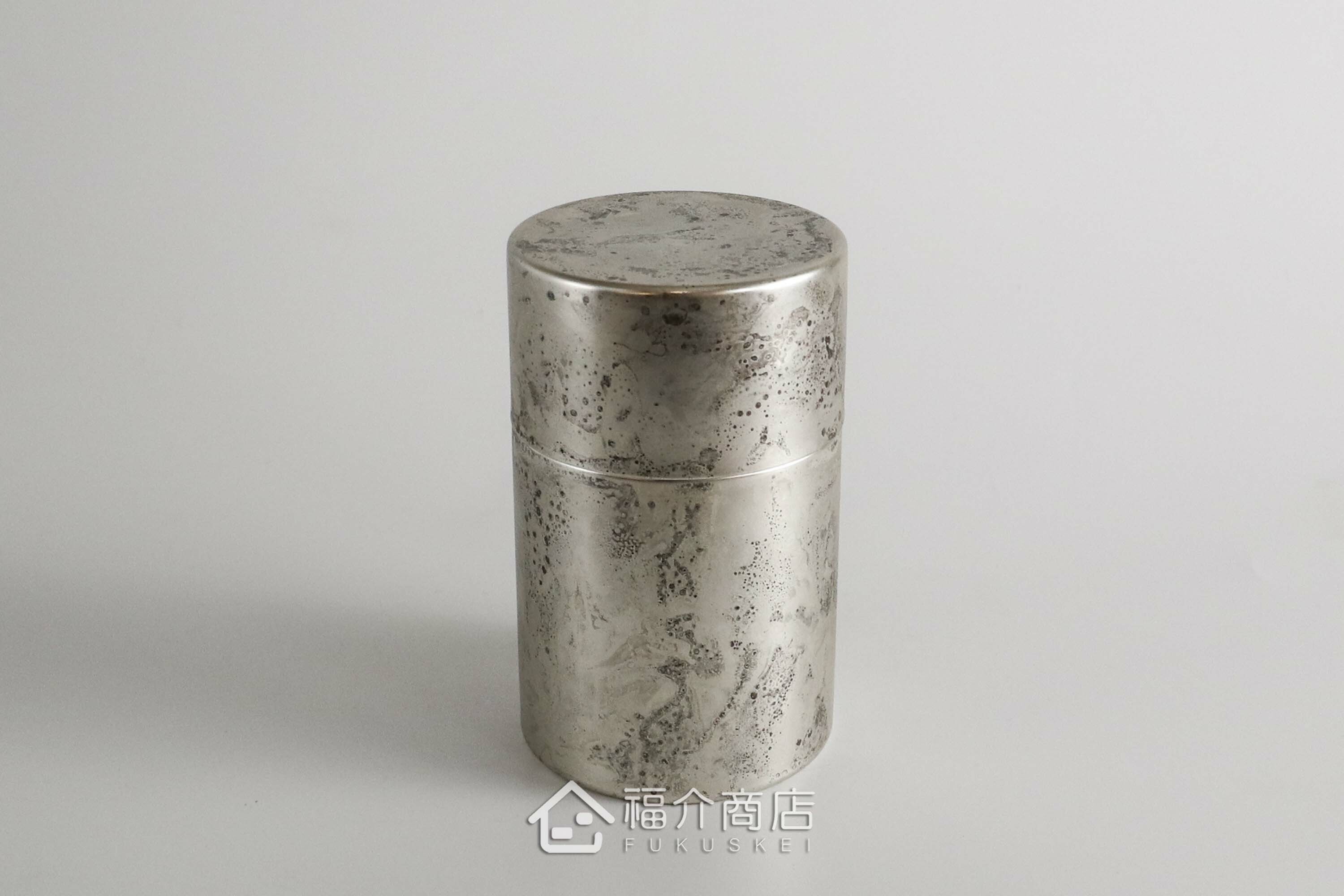 不鏽鋼材質用於保存茶葉用的銀色茶葉罐