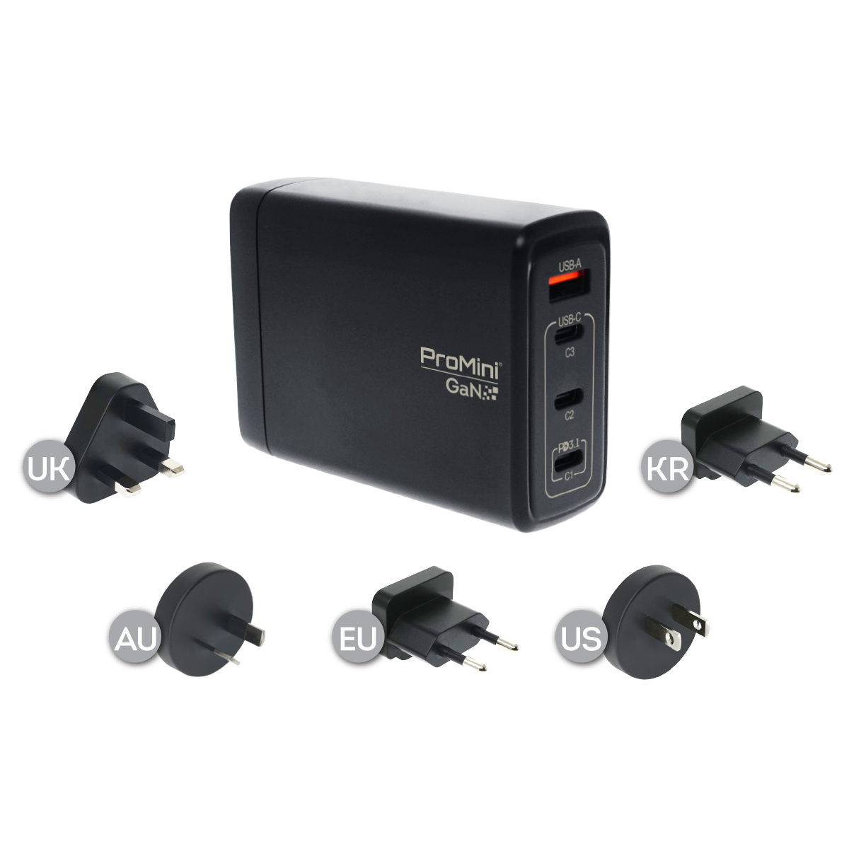 ProMini GT150 Ultra PD3.1 GaN 150W旅行快速充電器