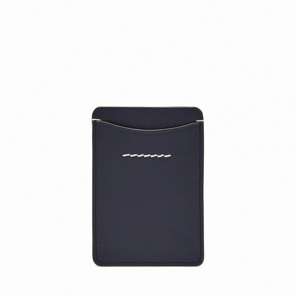 Westover 真皮直式卡夾-藍色 ML4585545