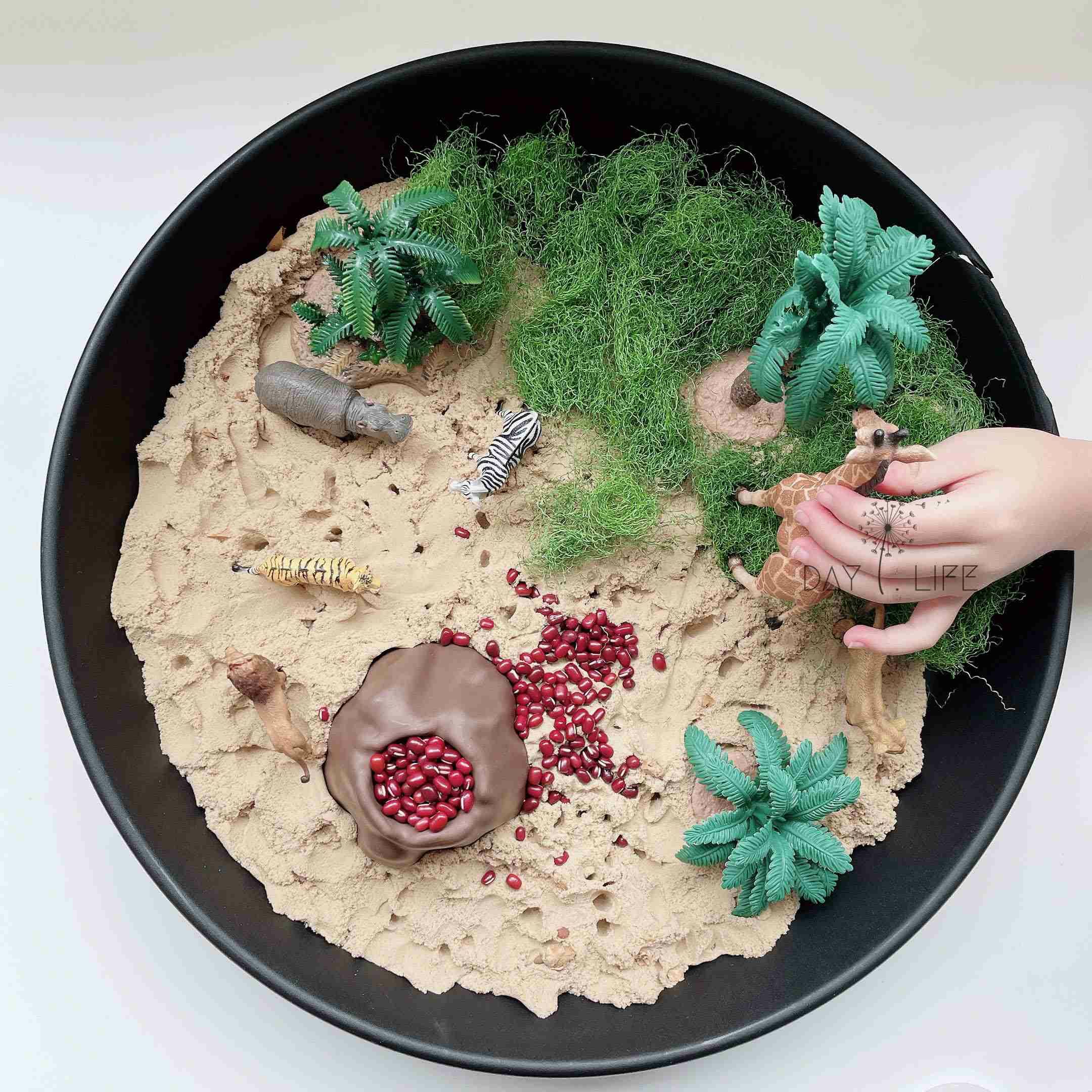適合 3 歲以上的親子互動玩具：韓國自然魔法朵朵黏土沙