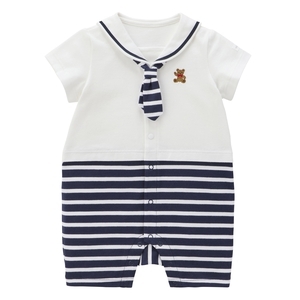 MH小熊水手風連體服