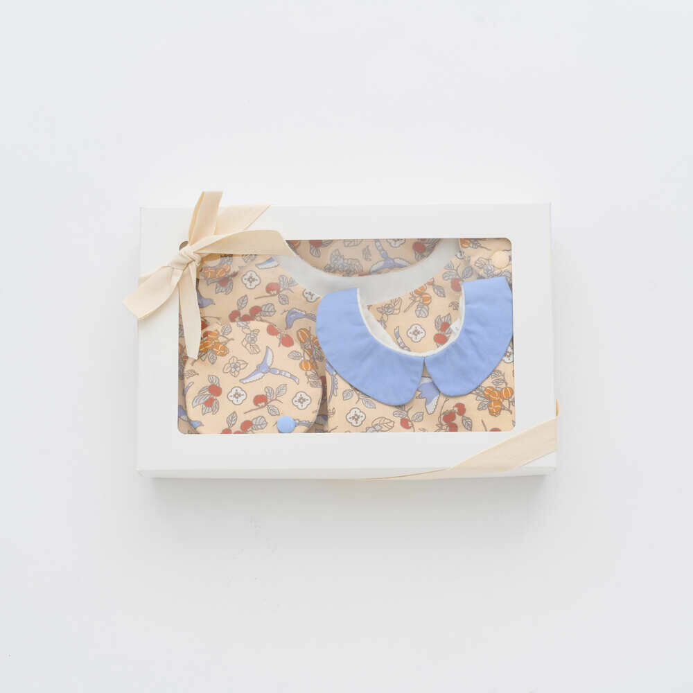 Full Moon Celebration Gift Box-Big/3PCS/Joyful Forest /Taiwan Blue Magpie & Persimmon