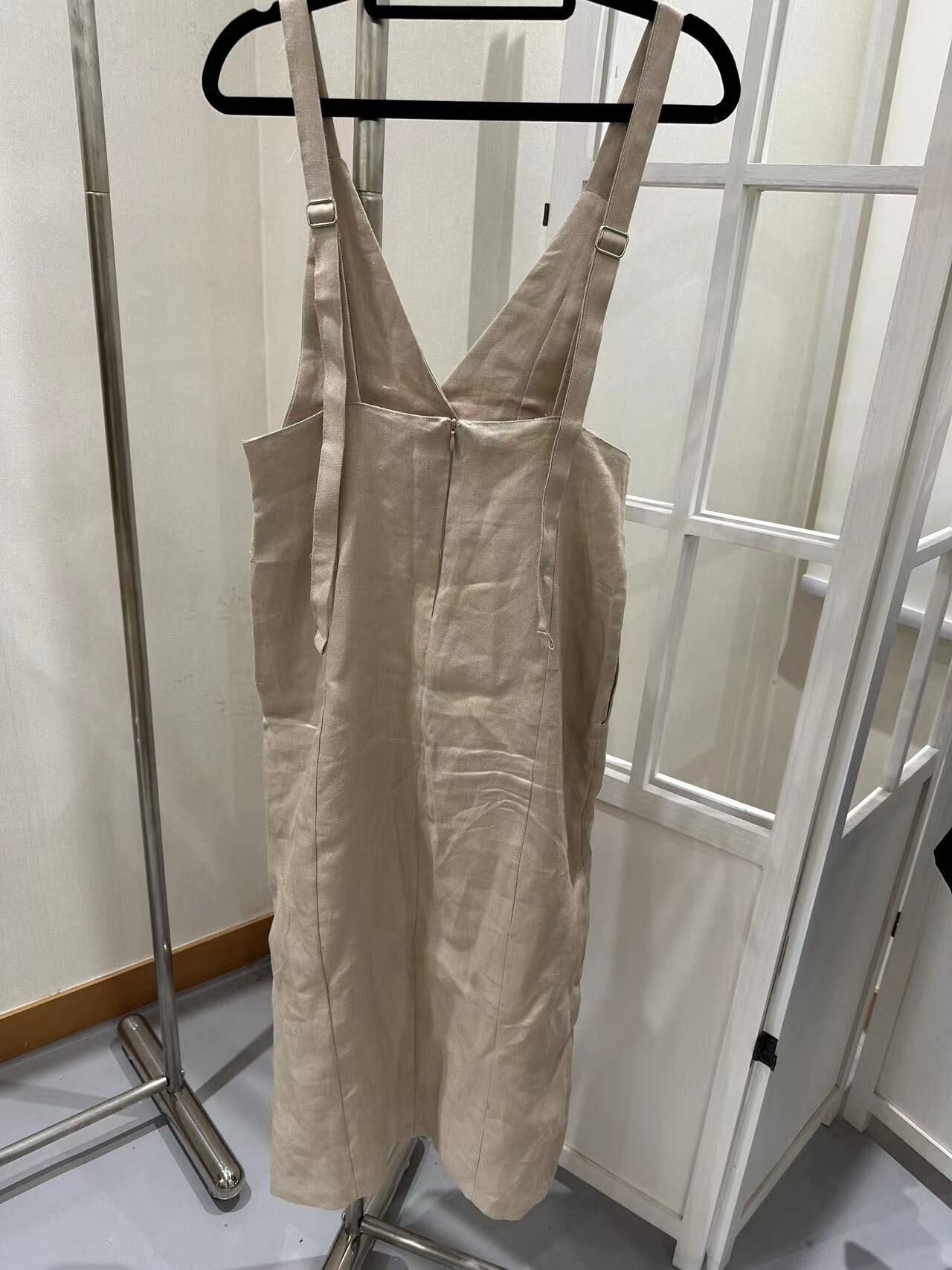 BB09 背心排扣裙