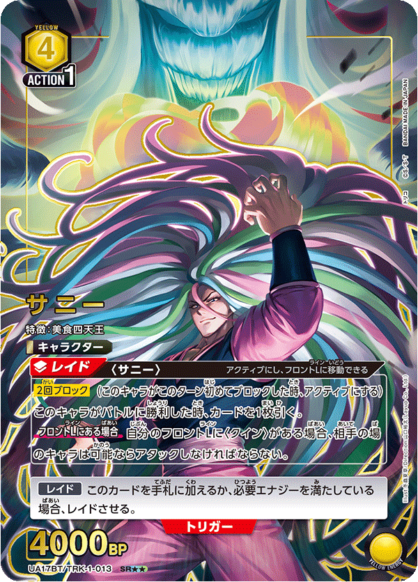 UA17BT/TRK-1-013 サニー(2星)