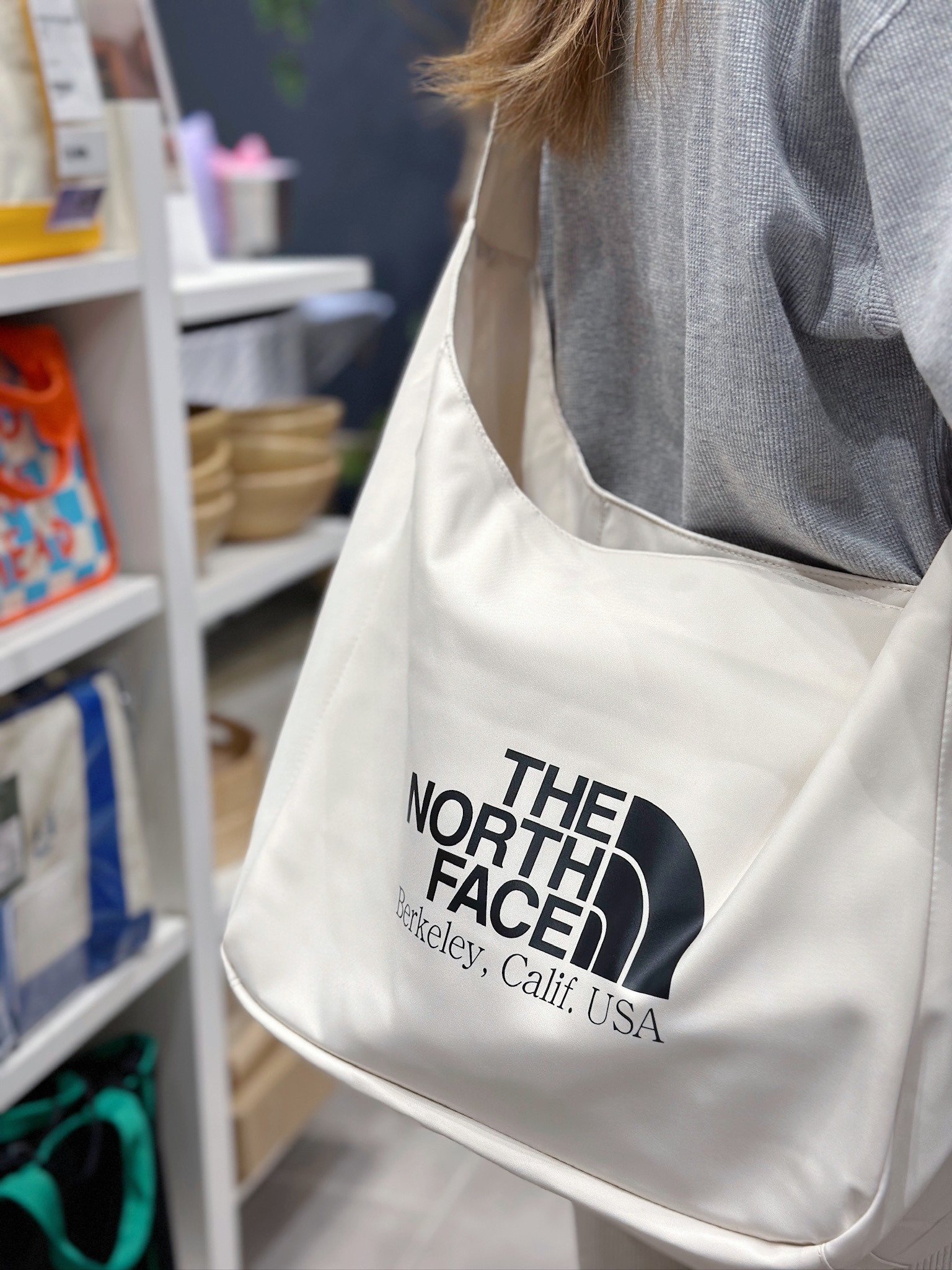 <韓國代購> THE NORTH FACE BIG LOGO SHOULDER BAG