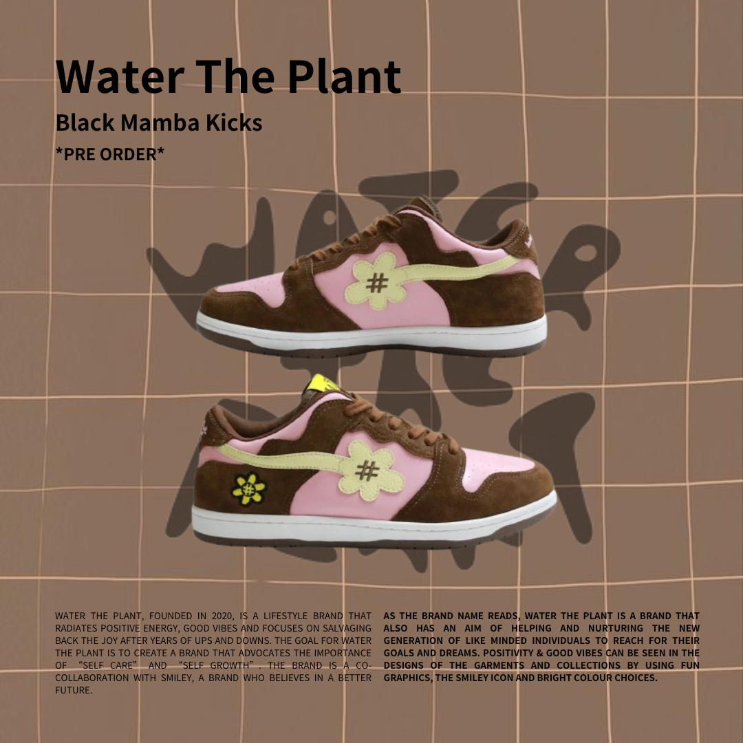 日本限定 Water The Plant "Cotton Candy" Pink 花花小倒勾 摩卡粉