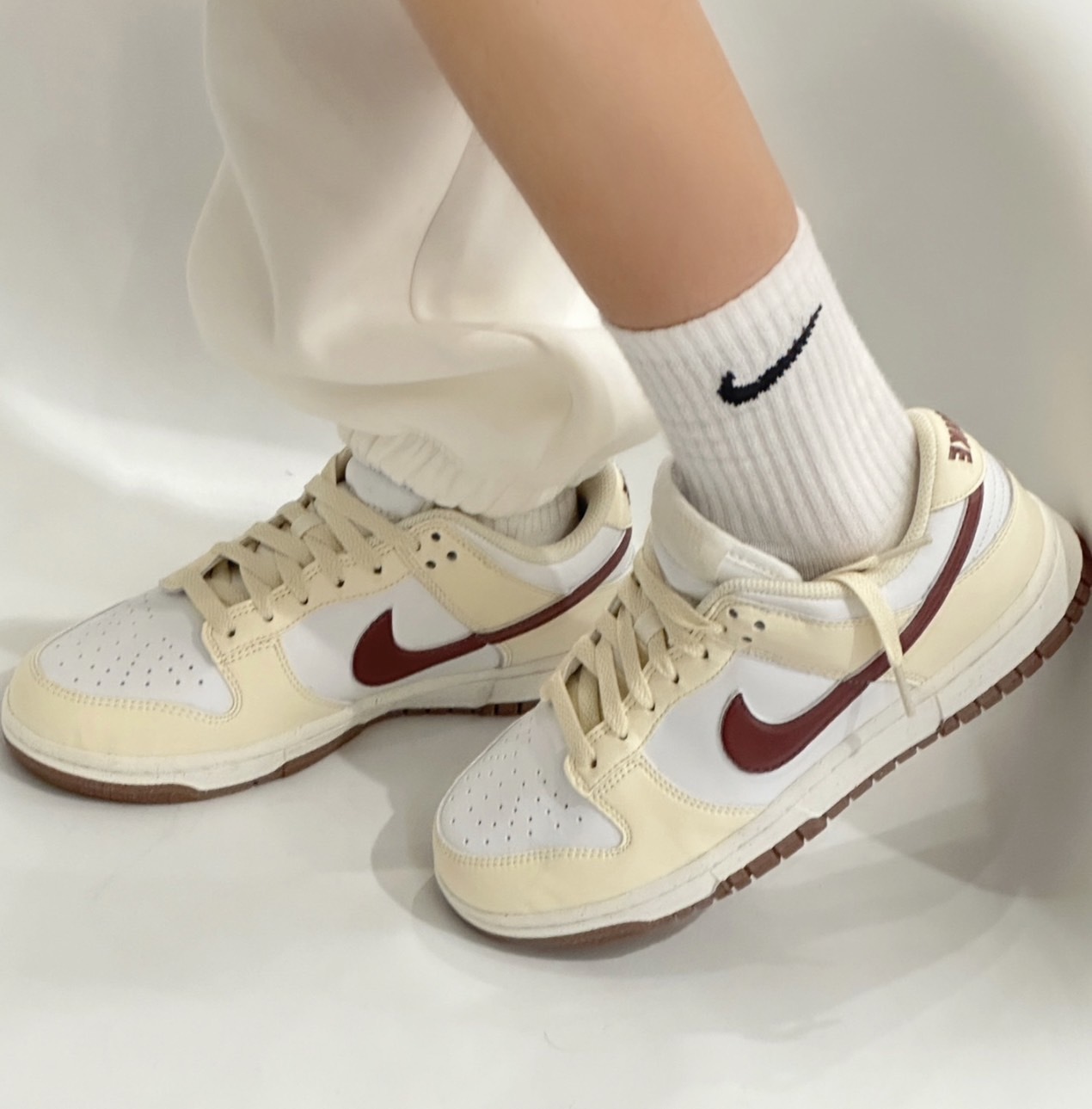 預購 NIKE DUNK LOW 櫻桃奶油 紅棕 奶油色 焦糖底