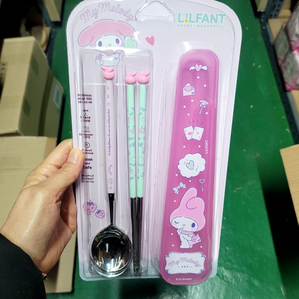 韓國日用品代購_美樂地筷子湯匙組