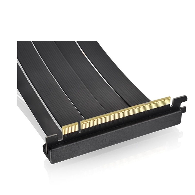 米特3C數位–曜越 Premium PCI-E 4.0 延長線-150mm 180°/AC-070-CO1OTN-C1