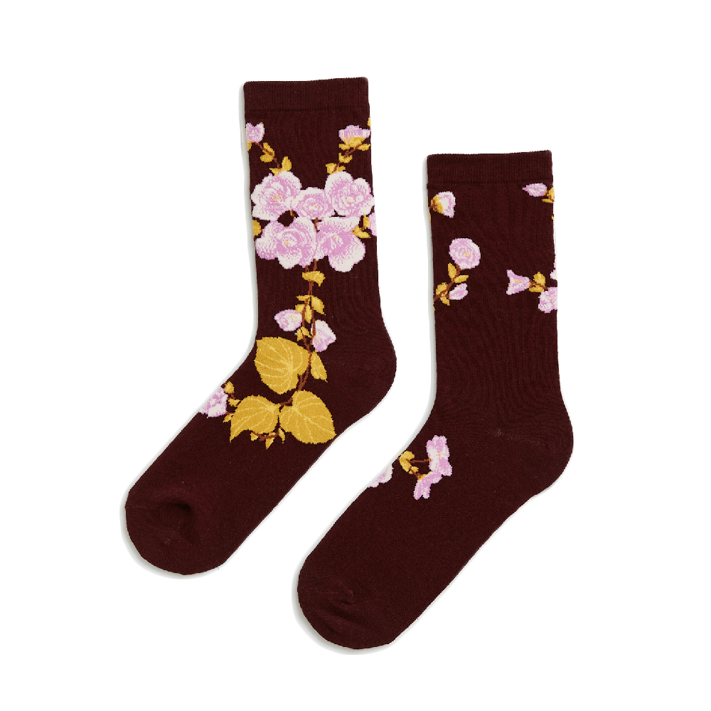 Begonia Crew Socks