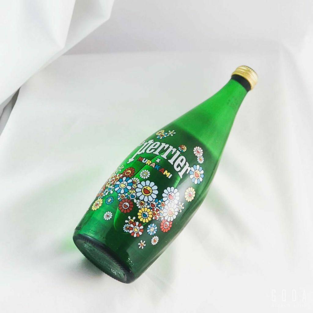 Perrier X Takashi Murakami 村上隆法國沛綠雅氣泡天然礦泉水750ml 玻璃瓶