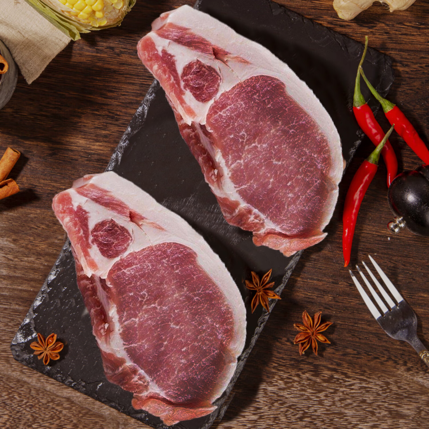 日本黑豚肉眼扒(1kg)(約4-5件)