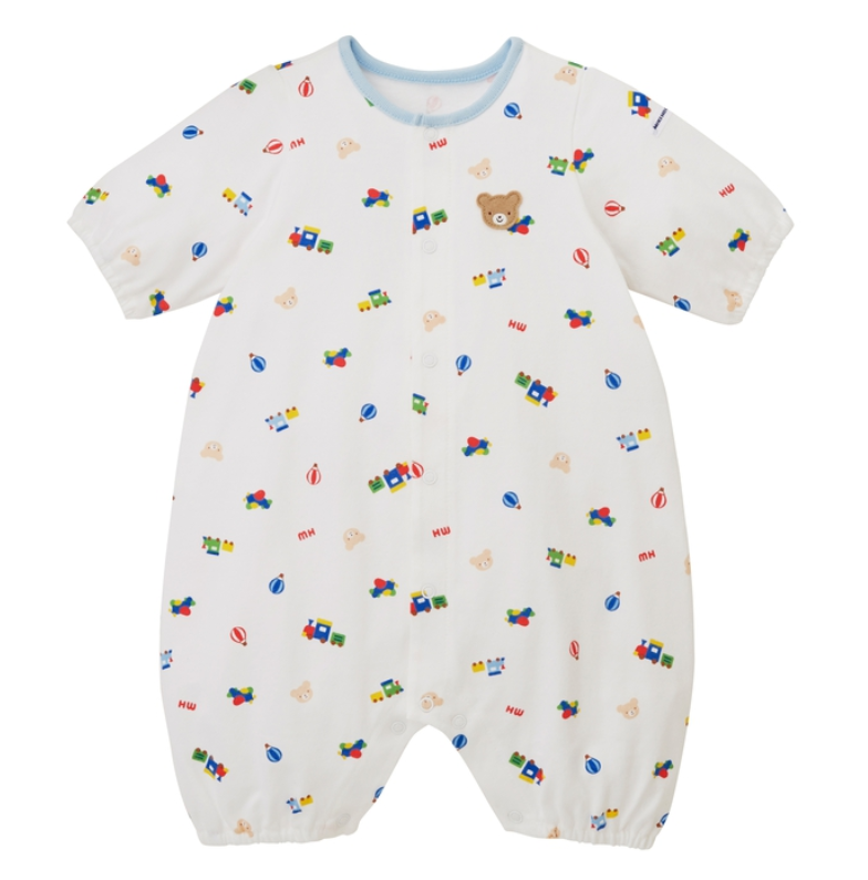 MH 動物全圖案短袖連體服