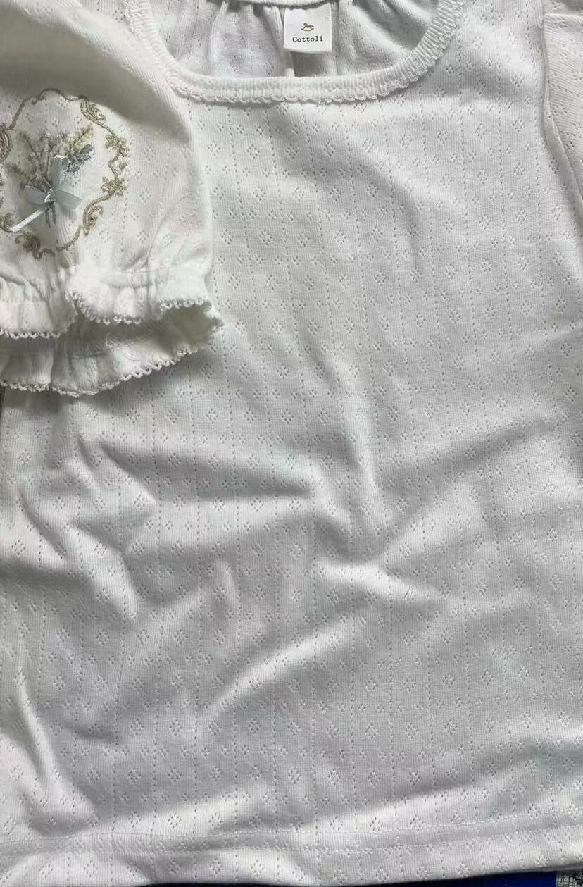 廠單 小木馬 刺綉短袖