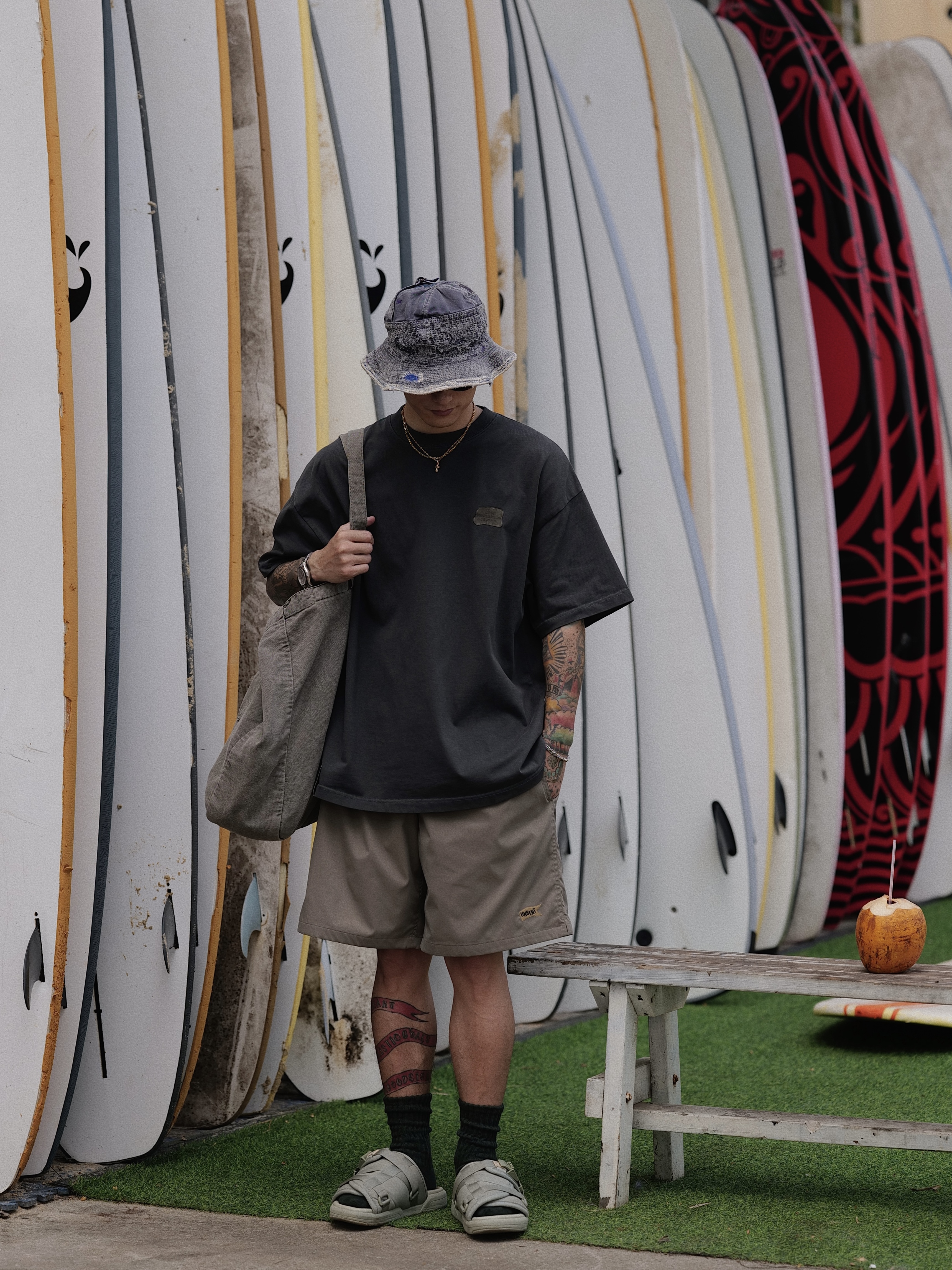 #預購 UNBENT 23SS 日系休閒五分短褲 四色