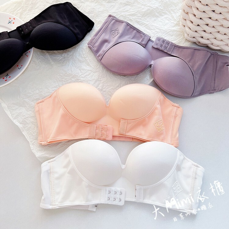 泡泡糖無肩帶平口止滑內衣-單內衣