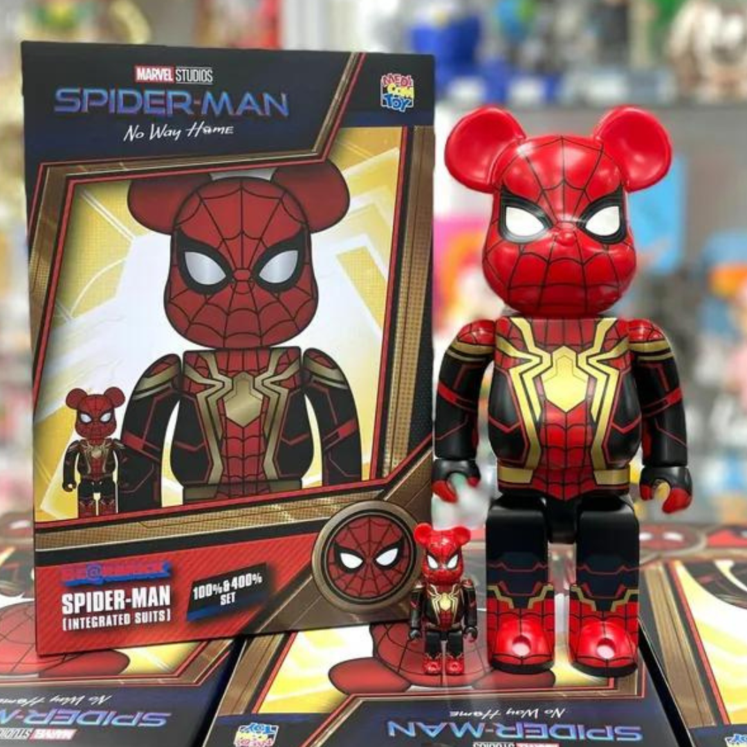 100%+400% BE@RBRICK SPIDER-MAN INTEGRATED SUIT