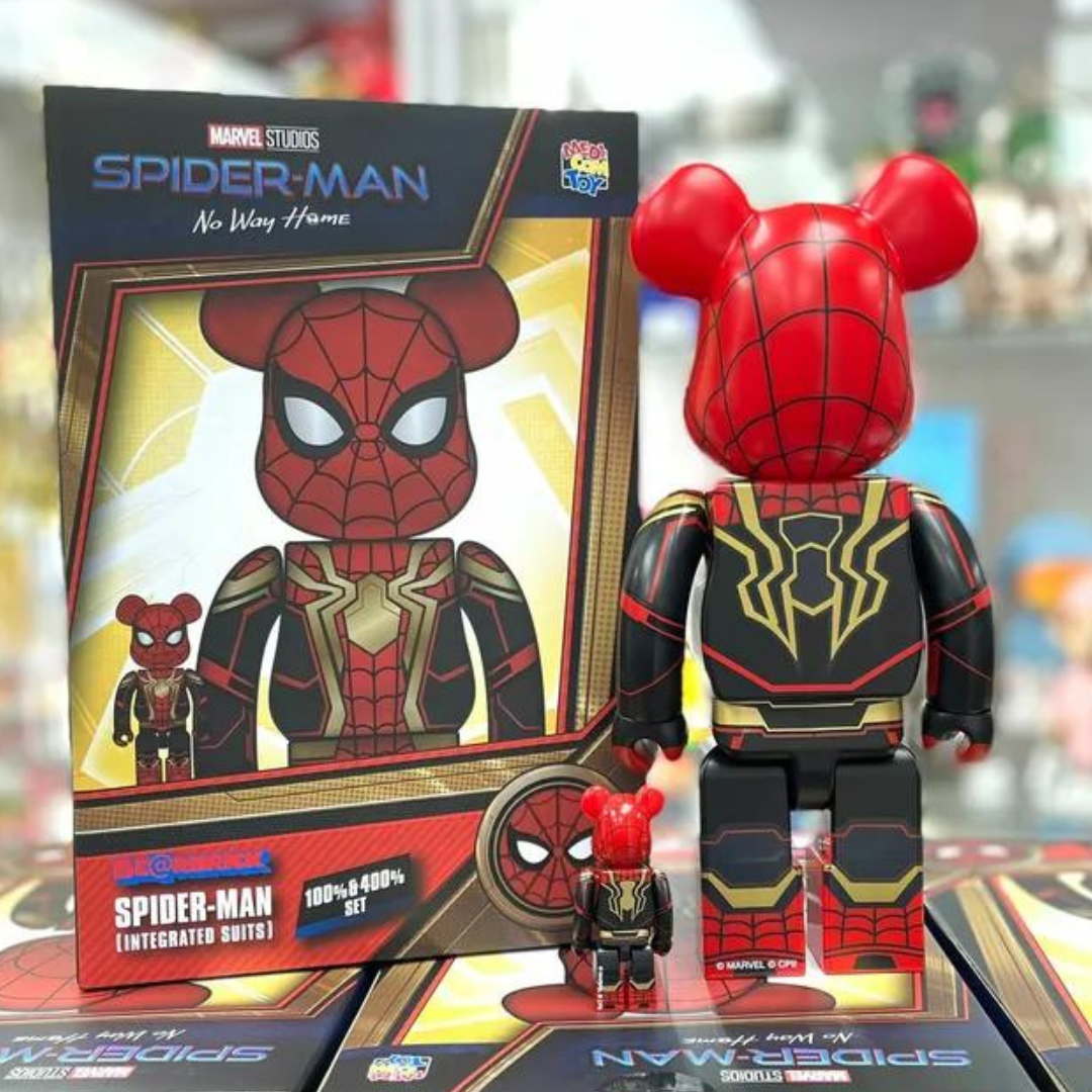 100%+400% BE@RBRICK SPIDER-MAN INTEGRATED SUIT