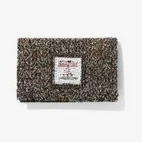 [S] FILA HARRIS TWEED CARD WALLET,BEIGE, FS3WLE6303XBEG [FINAL SALE] (SFL384)