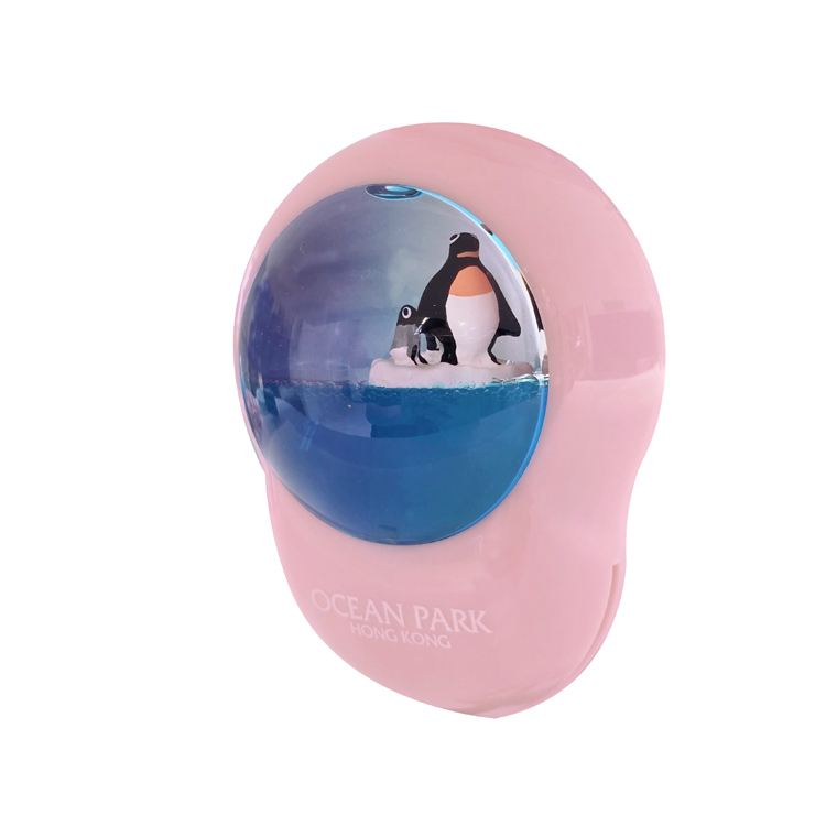 Pink Penguin Family Memo Clip Magnet