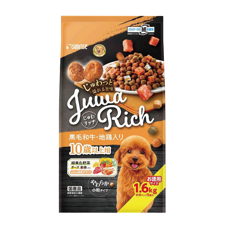 Sunrise Juwa 濃鬱黑毛和牛/走地雞 老犬1.6kg(SUN-3973)