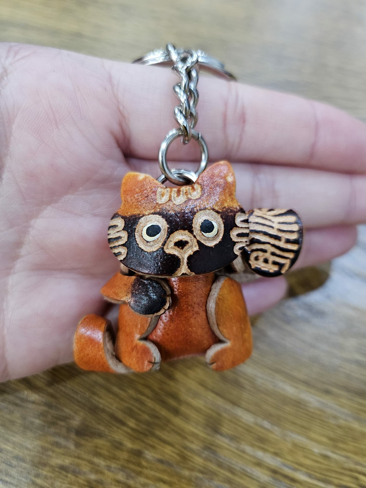 🇹🇭 泰國 HAND MADE牛皮匙扣 (招財貓) (T1/562)