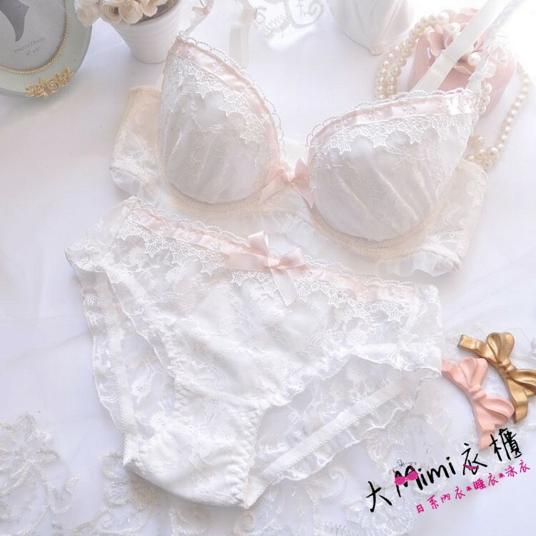 日系水溶刺繡薄內衣
