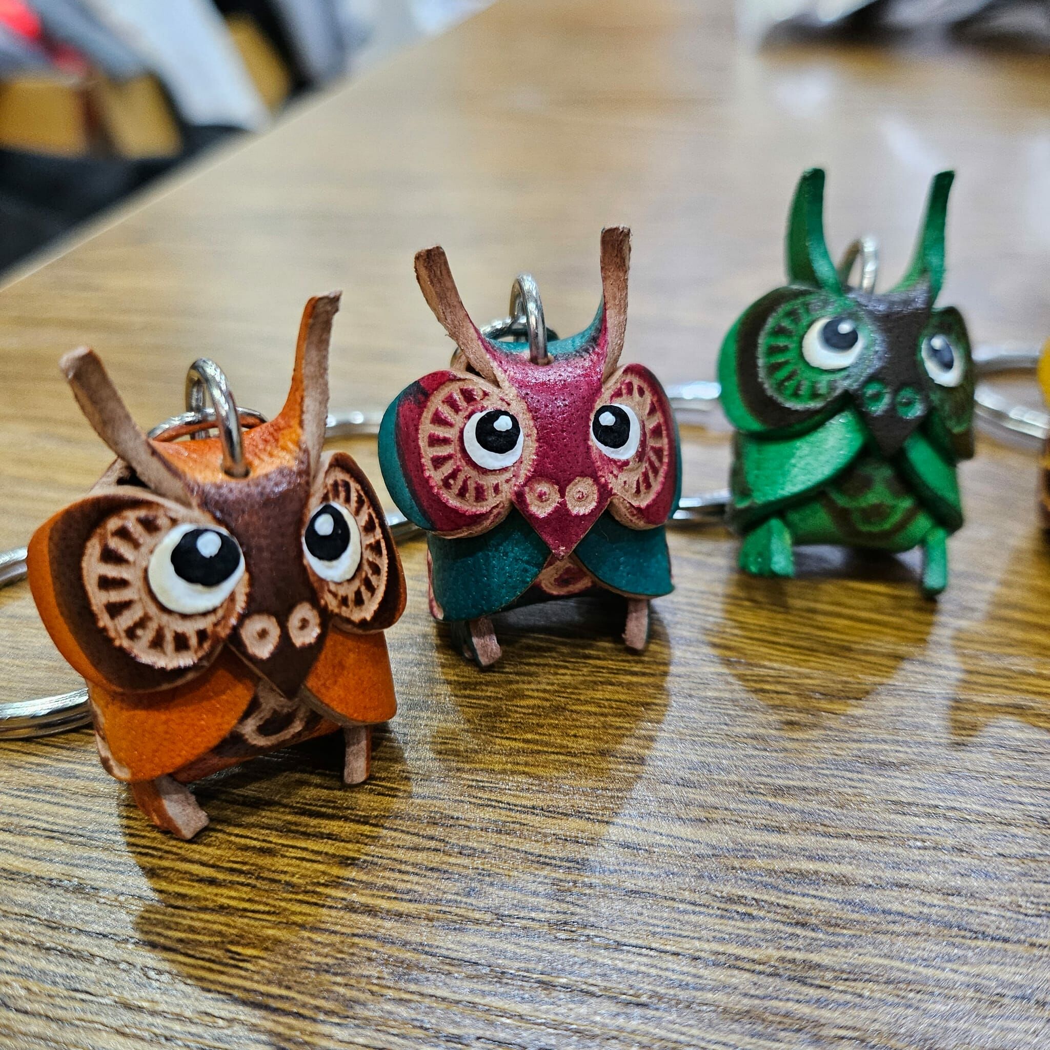 🇹🇭 泰國 HAND MADE牛皮匙扣 (貓頭鷹) (T1/549)