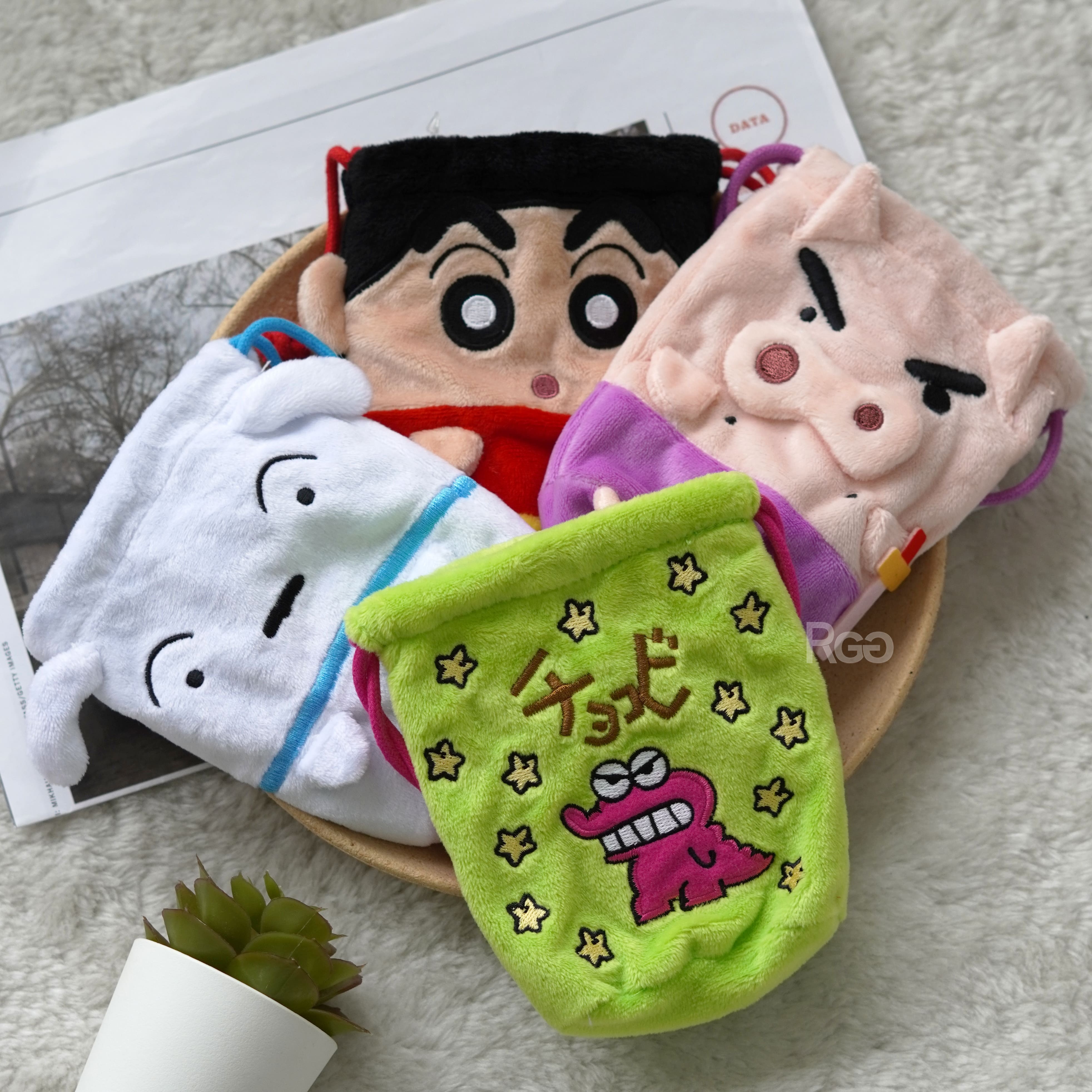 蠟筆小新收納束口袋