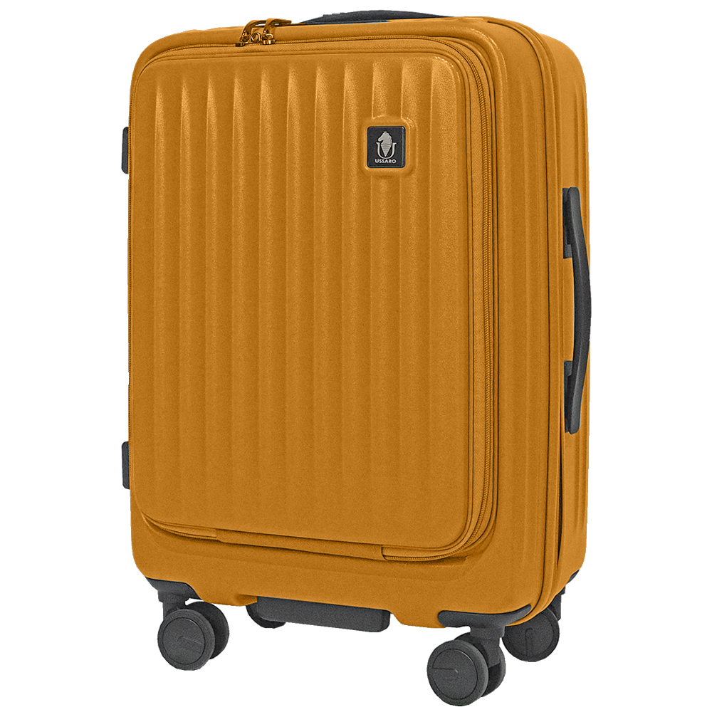 【USSARO】20吋輕奢都會系列前開式登機箱/旅行箱/行李箱(4色可選)