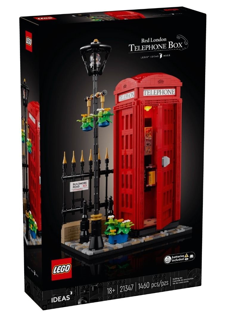 LEGO Ideas 21347 Red London Telephone Box