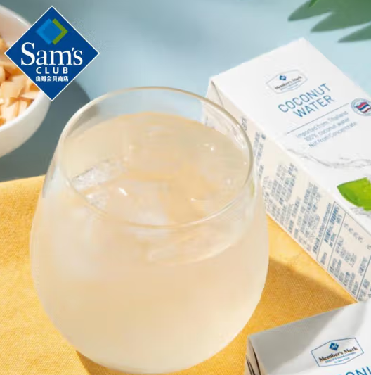 Member's Mark 進口 椰子水 NFC非濃縮還原 100%純正椰子水飲料200ml*24支