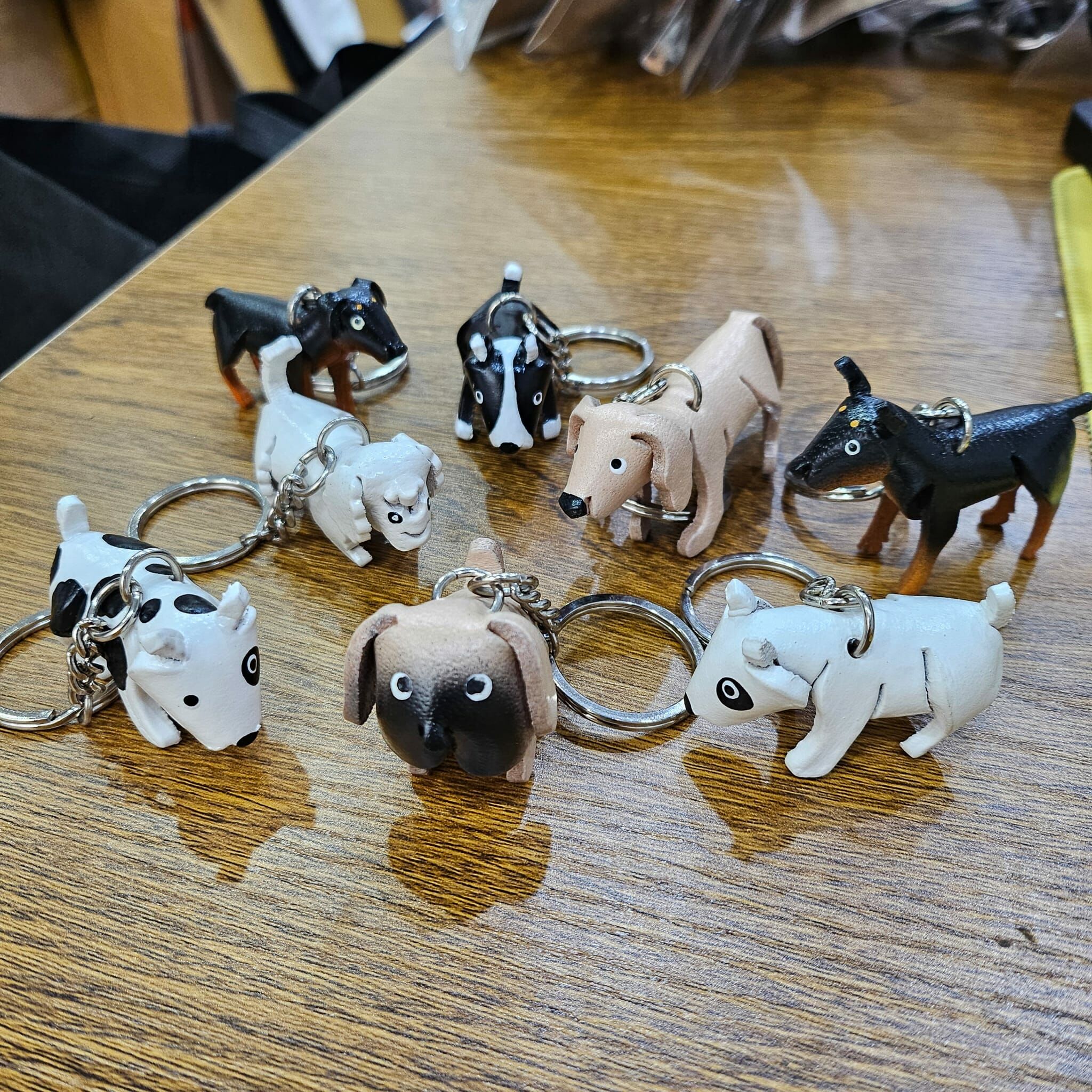 🇹🇭 泰國 HAND MADE牛皮匙扣 (狗狗款) (T1/550)