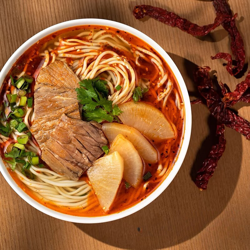 那街那巷蘭州牛肉麵(1盒3份,共948g)