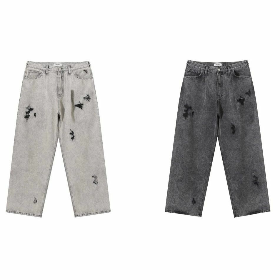 洗水破洞鬆身牛仔褲 PULSE-062P
