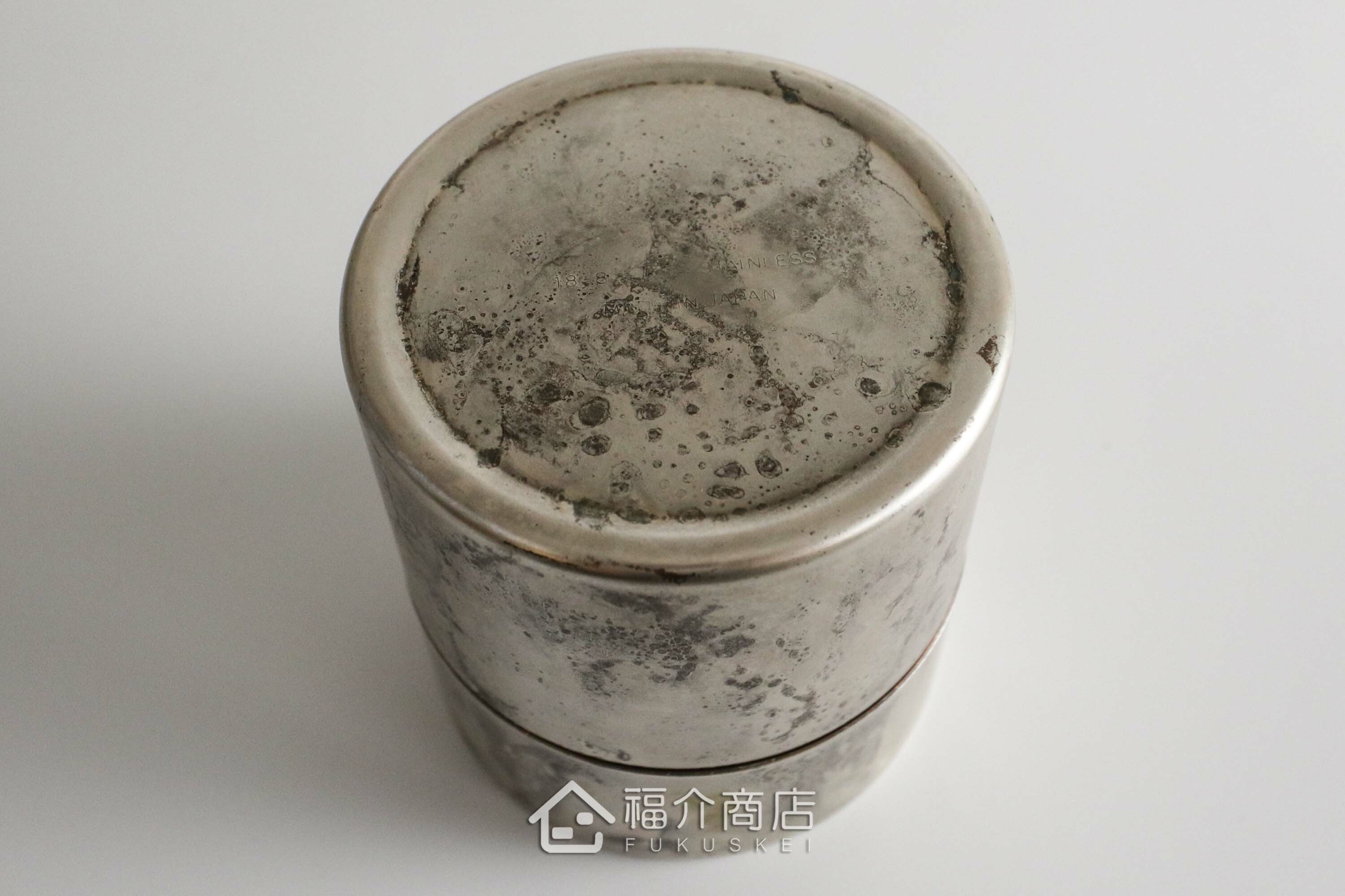 不鏽鋼材質用於保存茶葉用的銀色茶葉罐