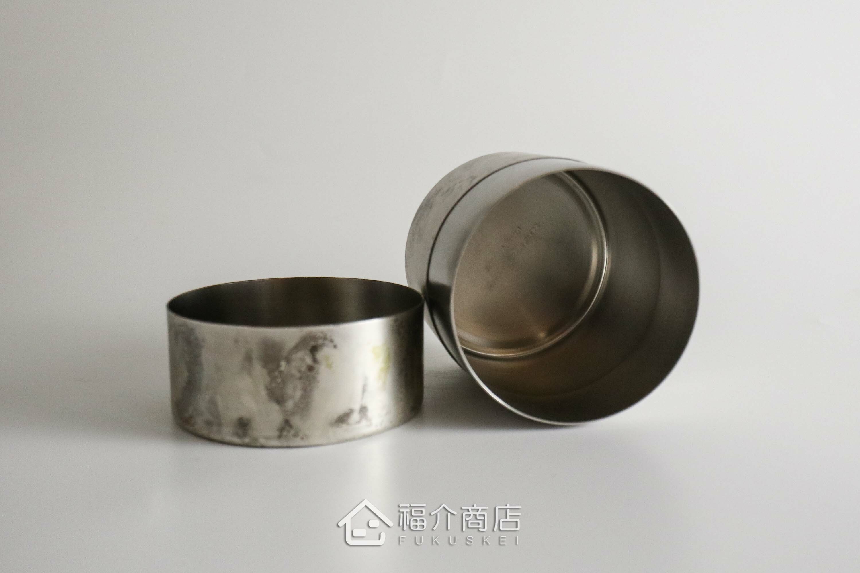 不鏽鋼材質用於保存茶葉用的銀色茶葉罐