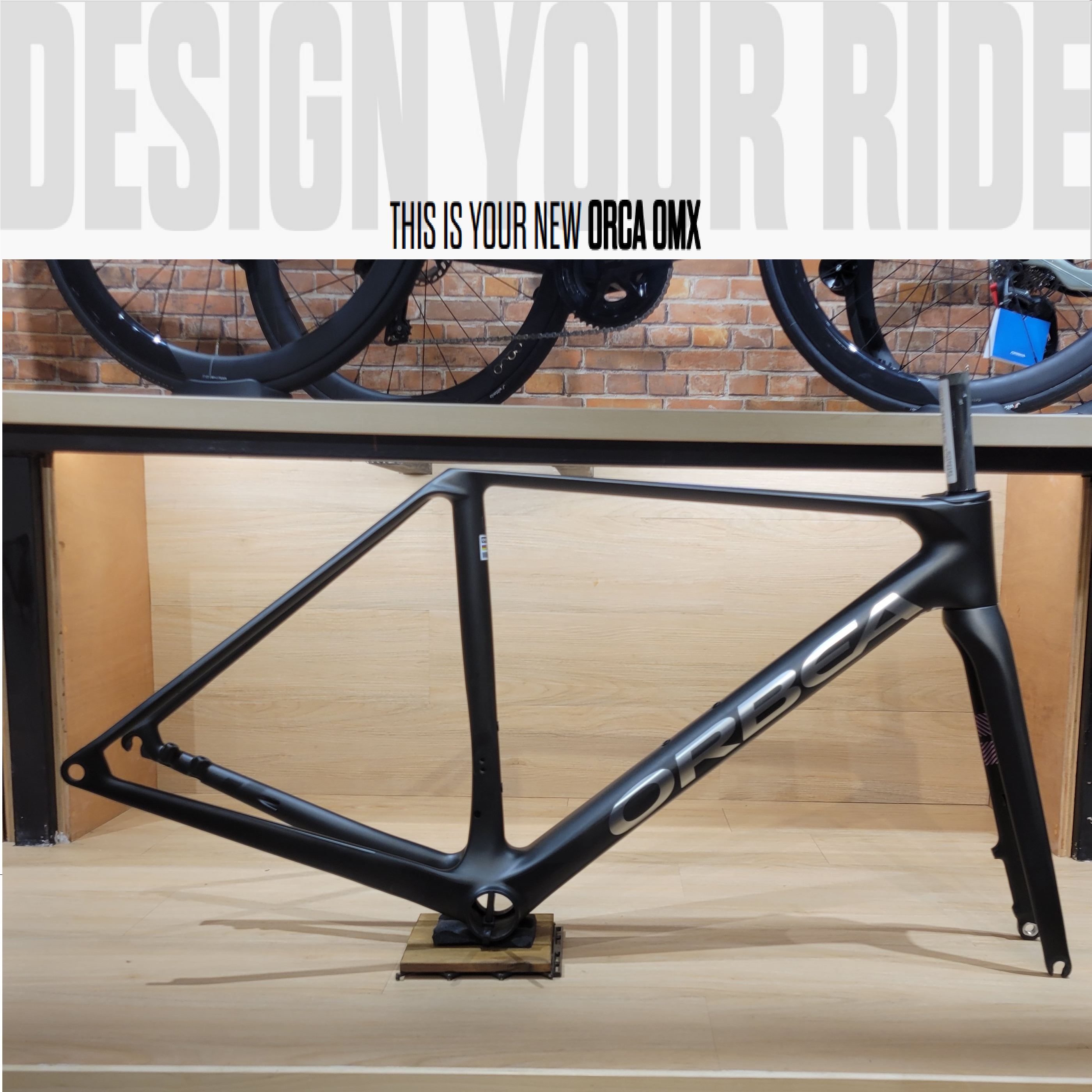 Orbea Orca OMX 2024 公路車架 47cm Infinity Green Carbon Pink (不包車把及把立)