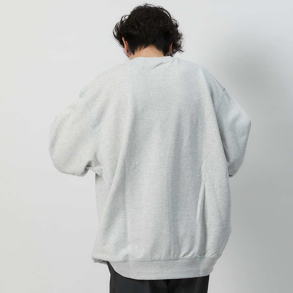 New Balance NB 男 灰色 休閒 日常 穿搭 拼接 棉質 上衣 長袖 MT41506AHH