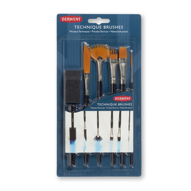 DERWENT德爾文 ACC筆刷6品入 DW2302003