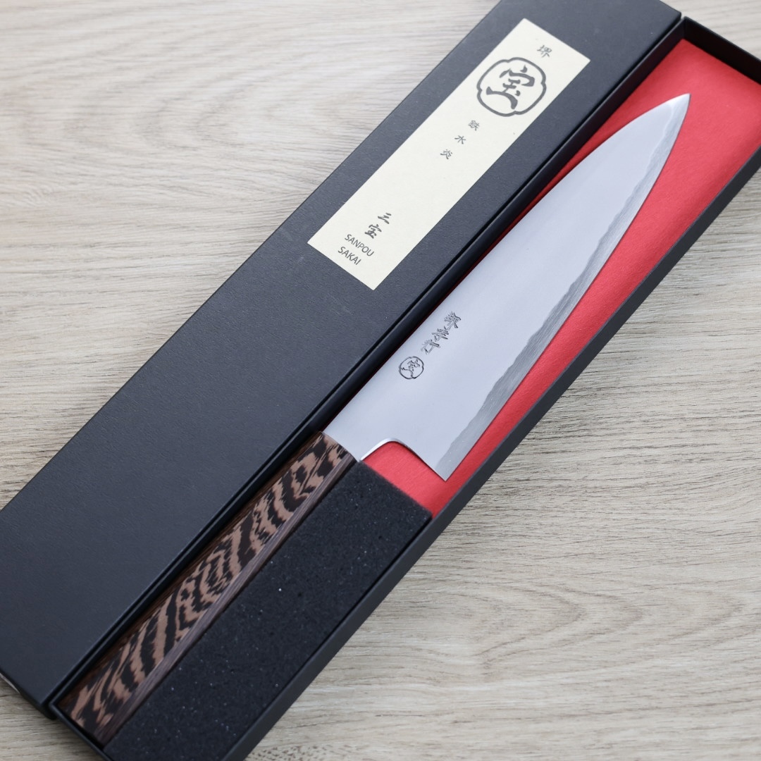 堺孝行 三宝 牛刀 210mm 白二鋼
