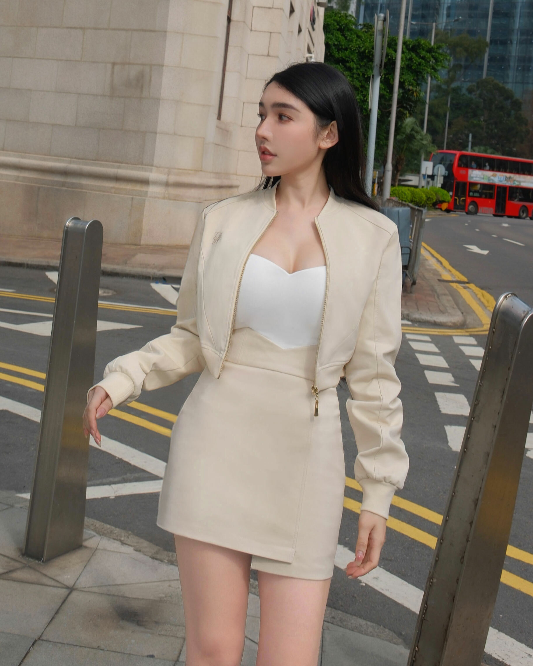 ⭒訂製-休閒霧面皮革棒球外套