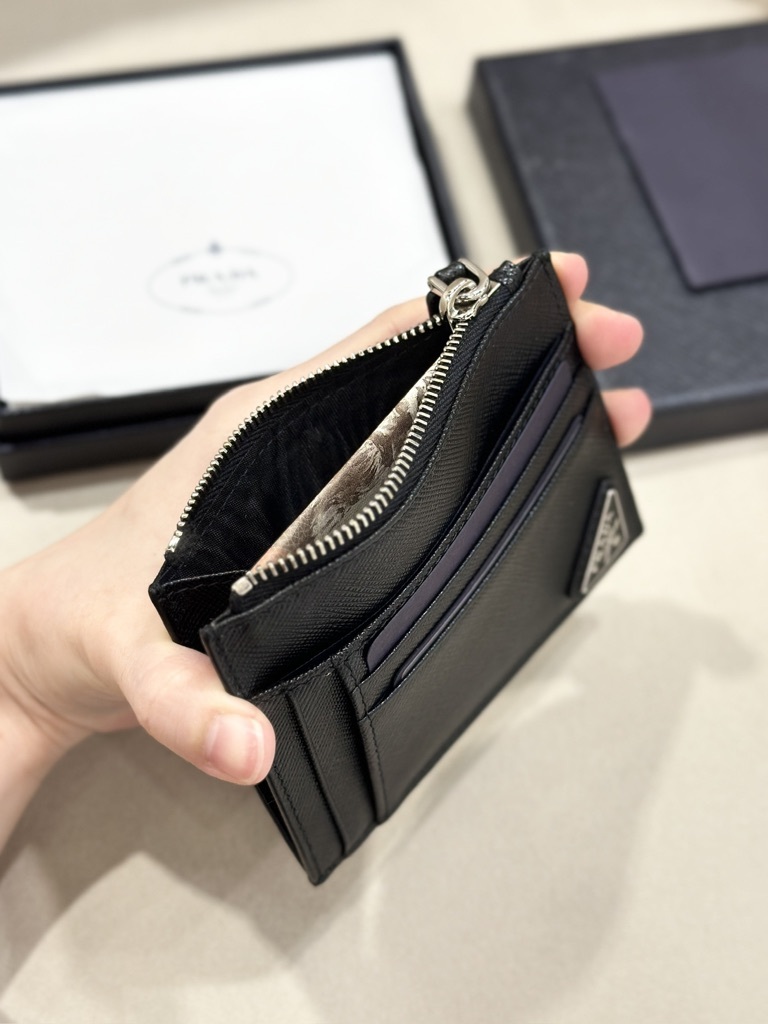 PRADA Saffiano Leather Cardholder
