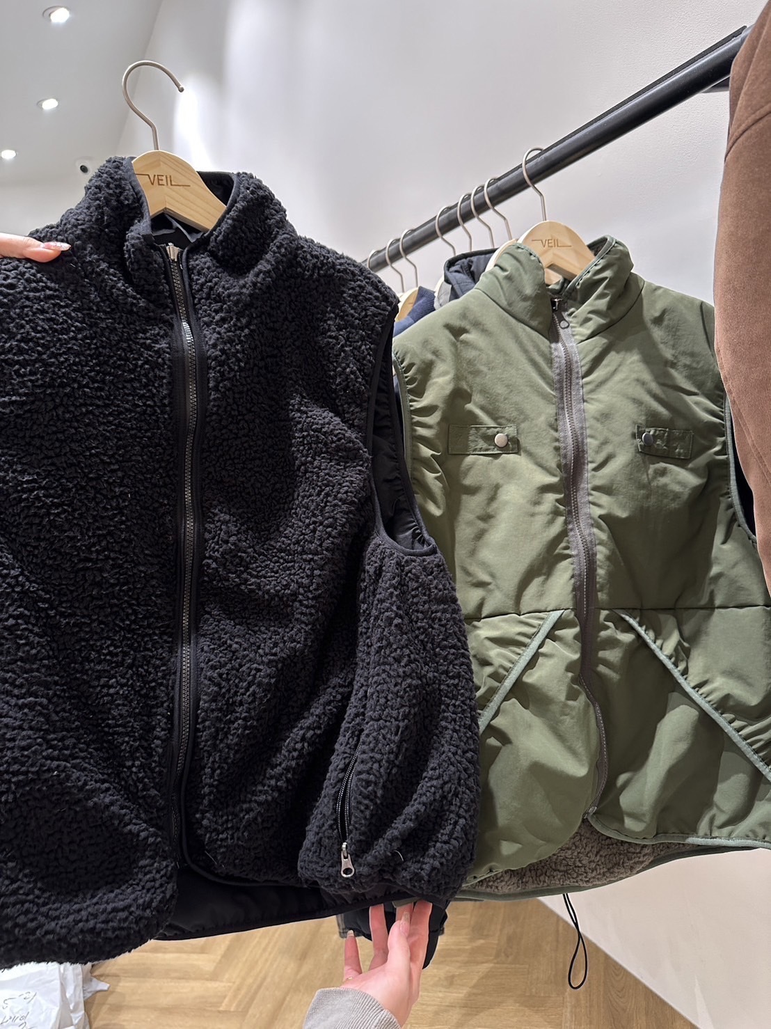 🇰🇷 男款雙面立領反穿工裝背心