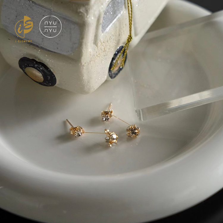 🇰🇷 Nyunyu 精緻珍珠吊墜耳環 金/銀